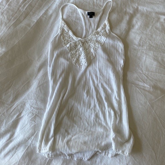 Artizia Babaton White Lace Tank Top - Picture 2 of 3